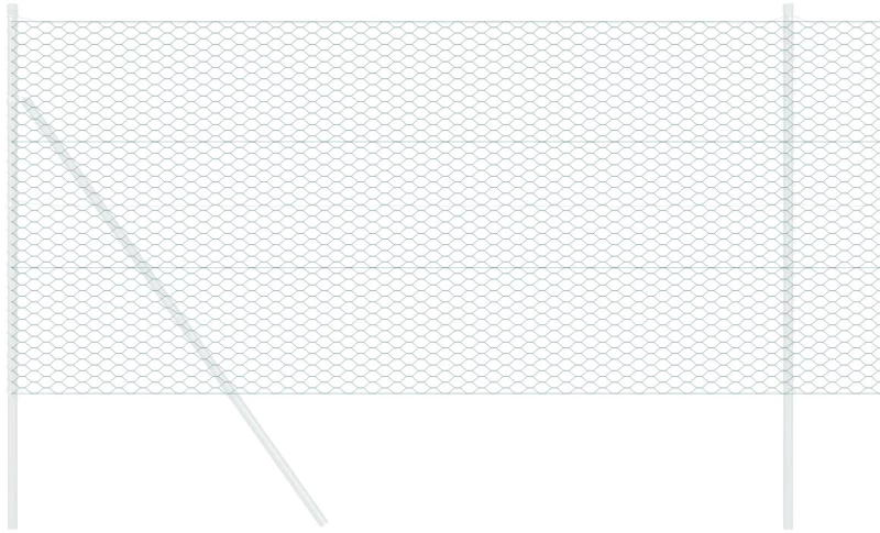 vidaXL Φράχτης Έξιγωνο Πράσινος 1.4x10 μ Ατσάλι