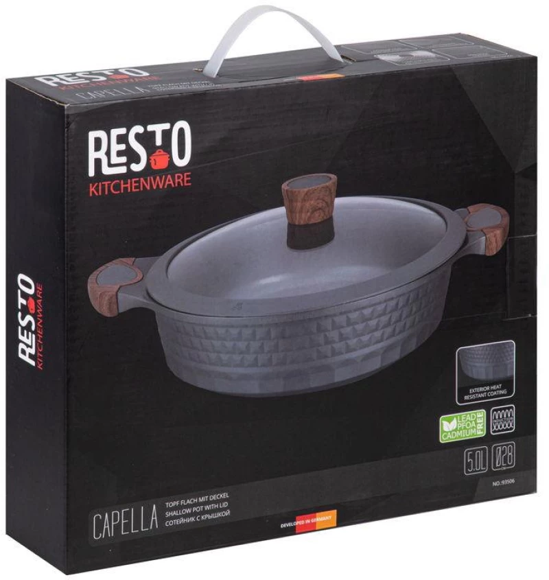 SHALLOW POT D28CM 4.4L/93506 RESTO