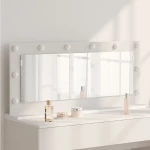 vidaXL Καθρέφτης Vanity με LED Φώτα Λευκό 100x45x18 εκ.