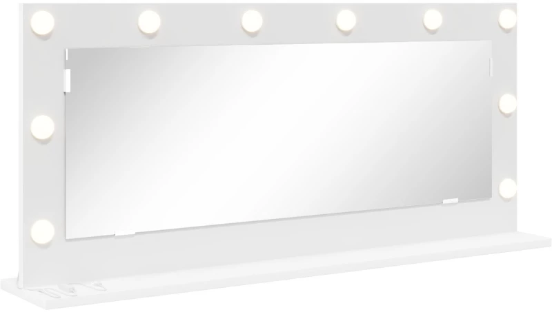 vidaXL Καθρέφτης Vanity με LED Φώτα Λευκό 100x45x18 εκ.