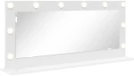 vidaXL Καθρέφτης Vanity με LED Φώτα Λευκό 100x45x18 εκ.