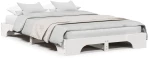 vidaXL Κρεβάτι Λευκό Ξύλο 140 x 190 cm Κρεβάτι Ορθογώνιο Μοντέρνο