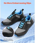VEVOR Cross Training Shoes M Width Sneakers UK Size 12 Wide Toe Box Shoes Black