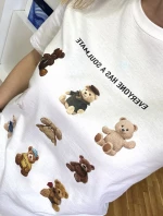 ΜΠΛΟΥΖΑ T-SHIRT TEDDY SOULMATE ΑΣΠΡΗ S750925A MONDE