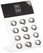 Σκουλαρίκια αυτιού κρίκοι Stainless steel
