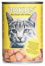 ROKUS κονσέρβα γάτας κοτόπουλο - 400gr