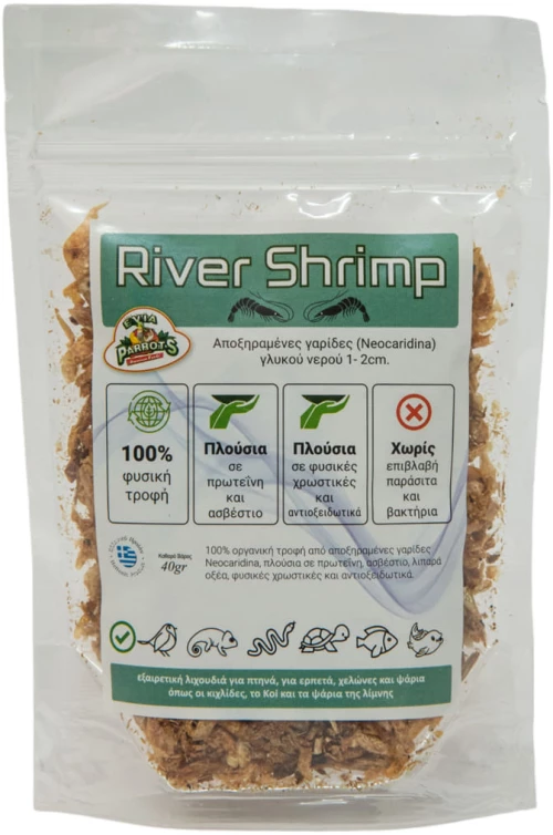 Evia Parrots River Shrimp - 150gr