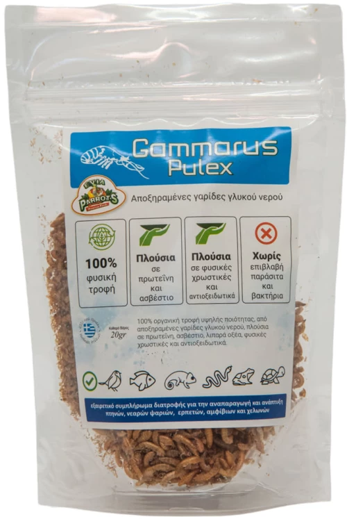 Evia Parrots Gammarus Pulex - 20gr