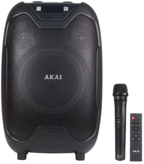 AKAI ABTS-X10 PLUS PARTY SPEAKER ΦΟΡΗΤΟ ΗΧΕΙΟ BLUETOOTH ΜΕ ΕΝΙΣΧΥΤΗ AWS, USB, AUX, ΑΣΥΡΜΑΤΟ ΜΙΚΡΟΦΩΝΟ 50W RMS ΓΙΑ ΚΑΡΑΟΚΕ