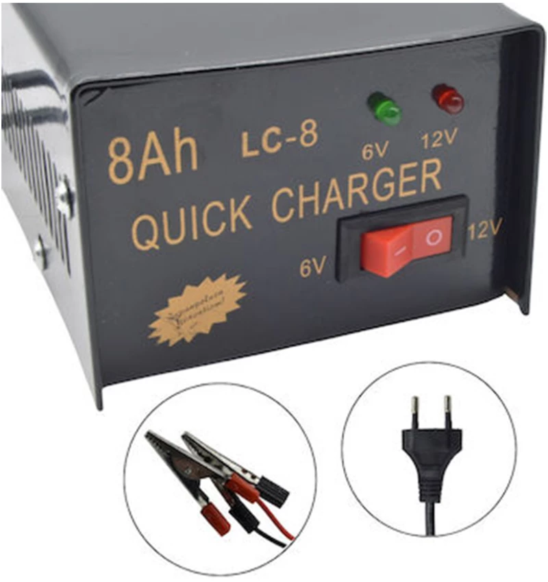Φορτιστής Μπαταρίας Αυτοκινήτου 8Ah 6-12v YNG LC-8 OEM
