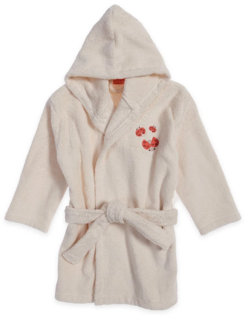 ΒΕΒΕ ΜΠΟΥΡΝΟΥΖΙ (LADY BUG ECRU #4) - NEF NEF HOMEWARE LADY BUG ECRU #4 / 100% ΒΑΜΒΑΚΙ