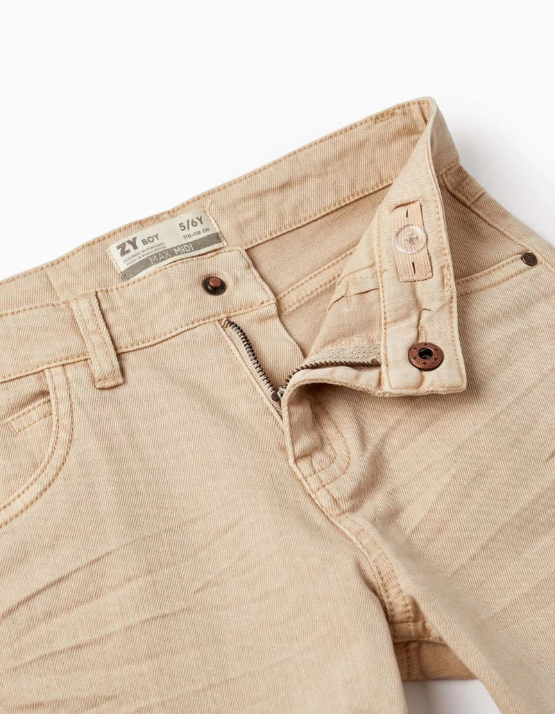 Zippy Βερμούδα Twill, Μπεζ