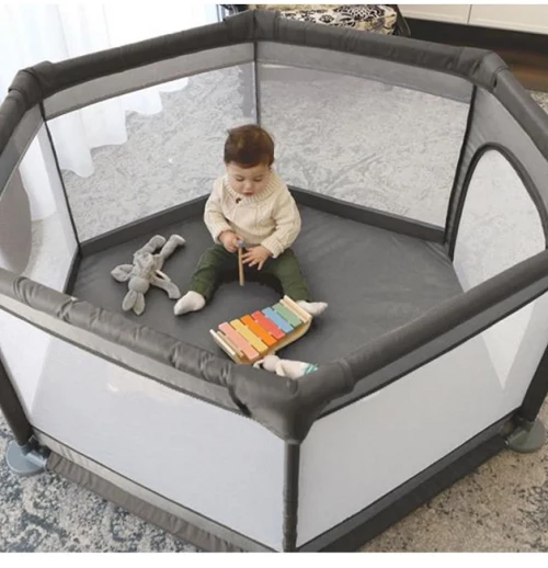 Dreambaby Πάρκο Εξάγωνο Fabric Taupe