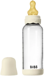 Bibs Ολοκληρωμένο Σετ Γυάλινο Μπιμπερό Latex Boheme Ivory 240ml