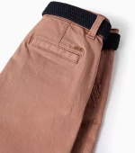Zippy Βερμούδα Chino Με Ζώνη,Μόκα