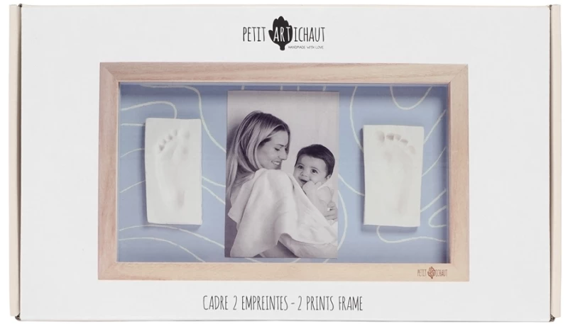 Petit Artichaut Κορνίζα Τοίχου Αποτύπωμα 2 Prints Frame - Blue Abstract