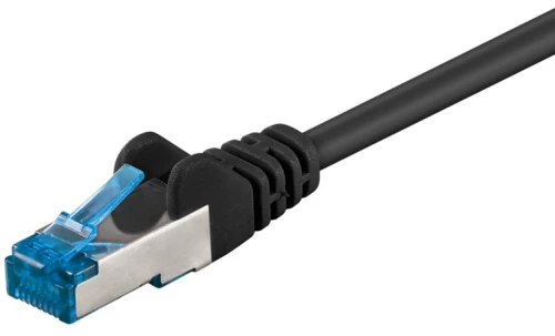 GOOBAY καλώδιο δικτύου 93746, CAT 6A S/FTP, 500MHz, Copper, 2m, μαύρο