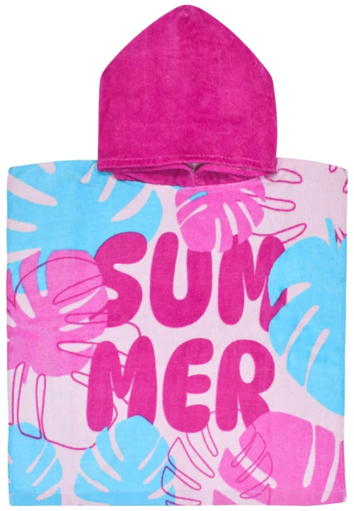 Poncho "Summer" φούξια 50χ100