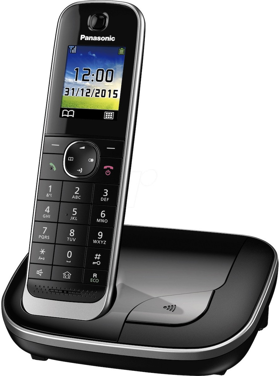 Ασύρματο Ψηφιακό Τηλέφωνο Panasonic KX-TGJ310GRB Μαύρο με Χτυπημένη Συσκευασία Μαύρο