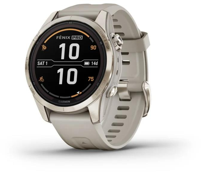 SMARTWATCH FENIX 7S PRO SOLAR/SAND/GOLD 010-02776-15 GARMIN