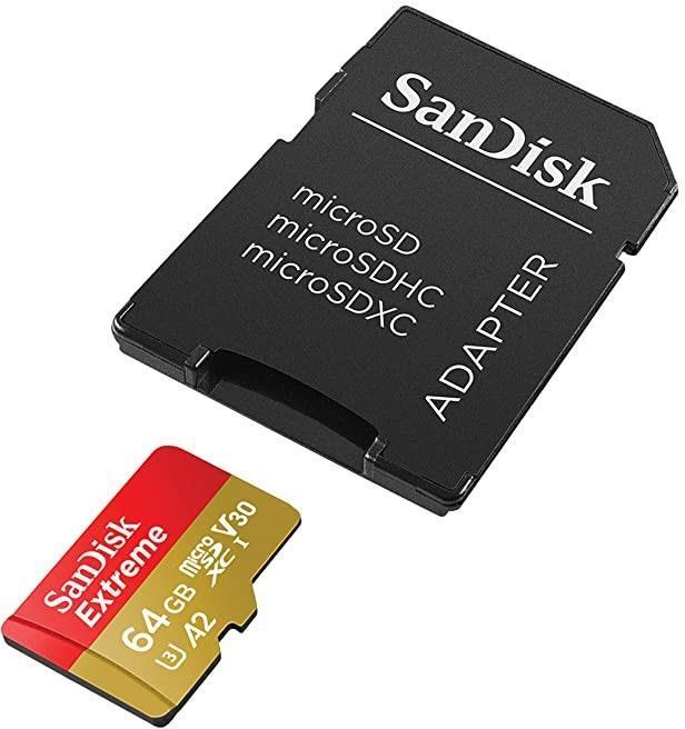 MEMORY MICRO SDXC 64GB UHS-I/W/A SDSQXAH-064G-GN6AA SANDISK