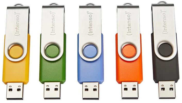 MEMORY DRIVE FLASH USB2 5X16GB/MULTIPACK 3503575 INTENSO