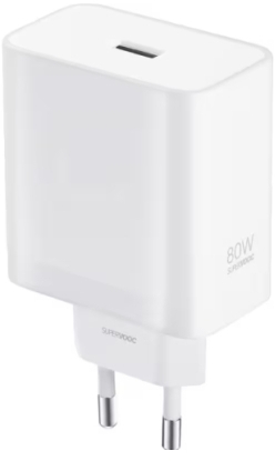 Επιτοίχιος φορτιστής Oppo 80W USB-A SuperVooc Adapter White EU