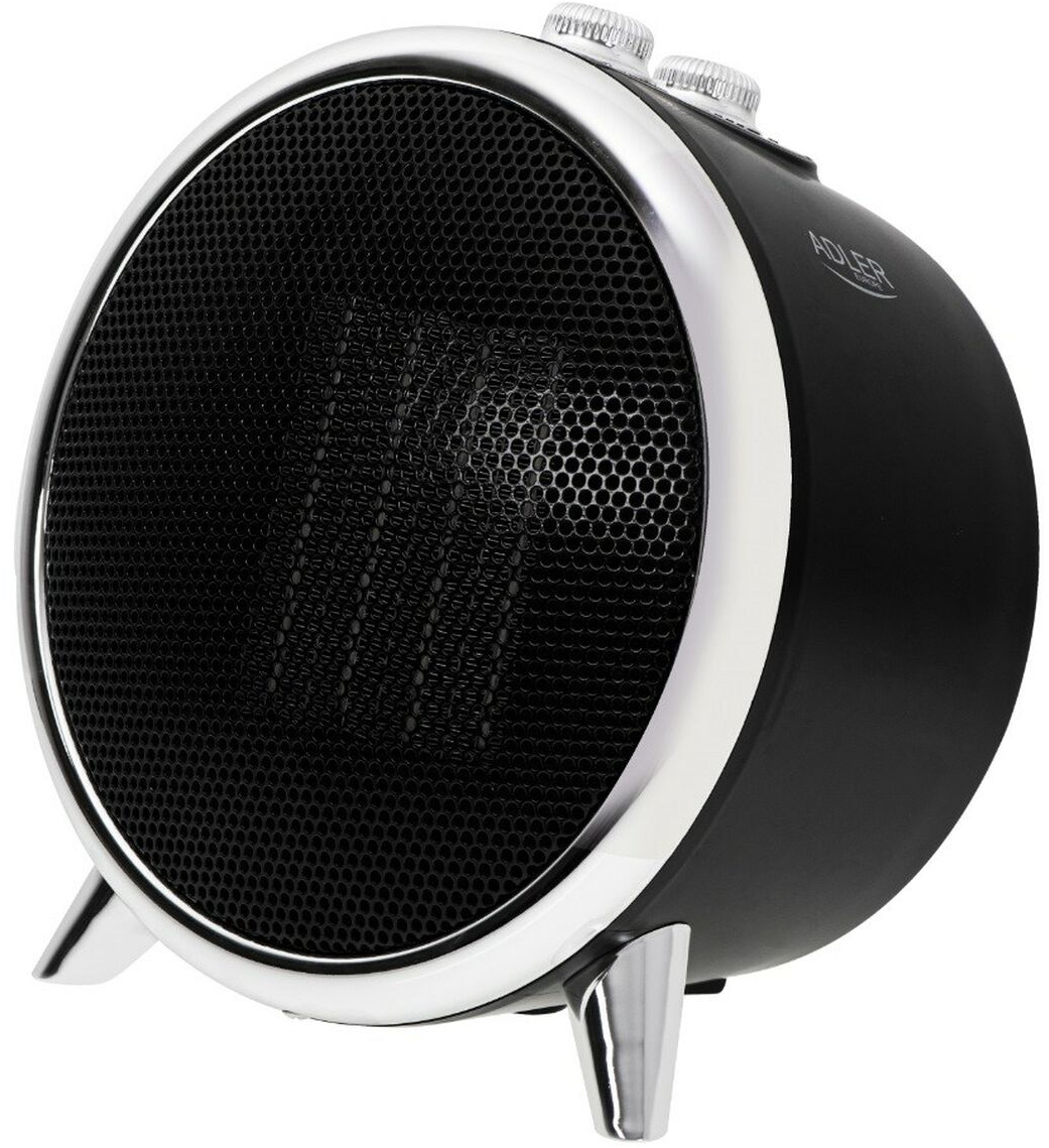 Φορητό Αερόθερμο Adler AD 7742 Μαύρο Ασημί 1500 W