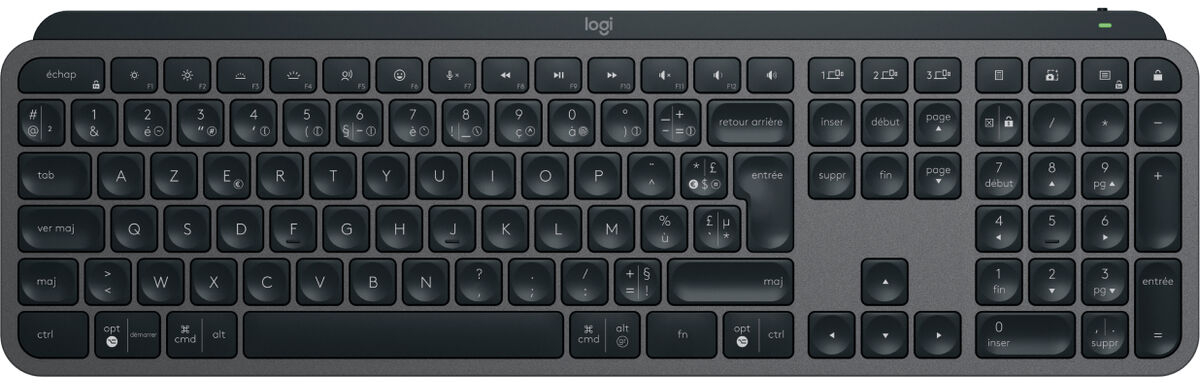 Πληκτρολόγιο Logitech 920-011568 Γκρι Γραφίτης γαλλικά AZERTY