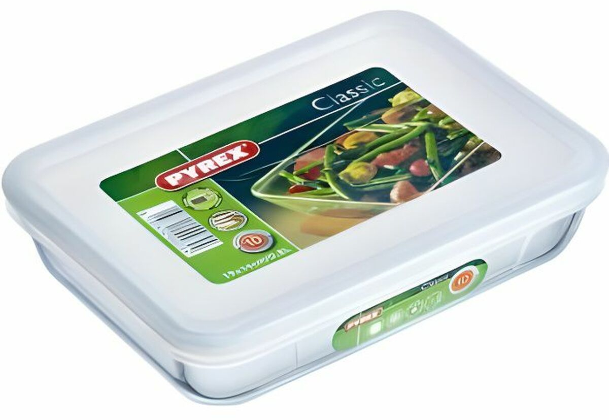 Κυτίο Γεύματος Pyrex C&F Διαφανές Βοροπυριτικό γυαλί