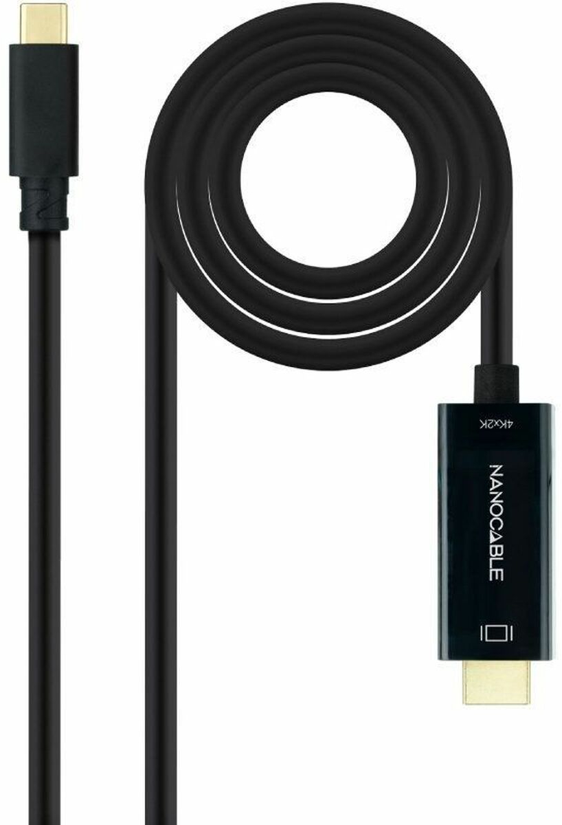 Καλώδιο USB-C σε HDMI NANOCABLE 10.15.5135 5 m Μαύρο