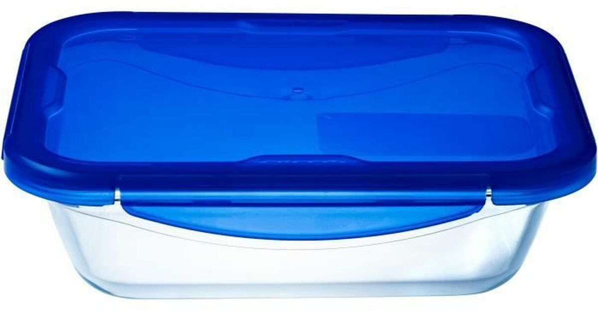 Δοχείο συντήρησης τροφίμων Pyrex Μπλε Διαφανές Ορθογώνιο 800 ml