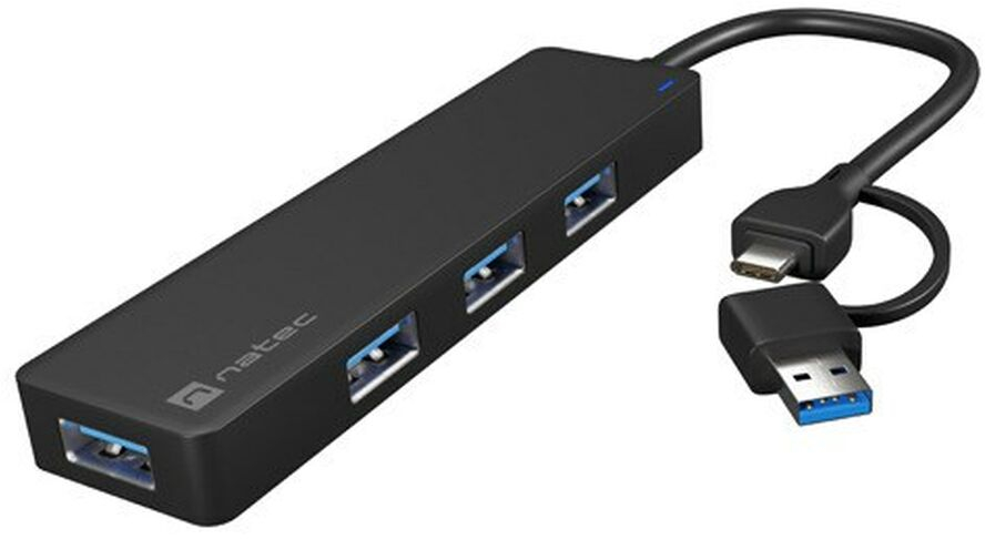 USB Hub Natec NHU-2023 Μαύρο