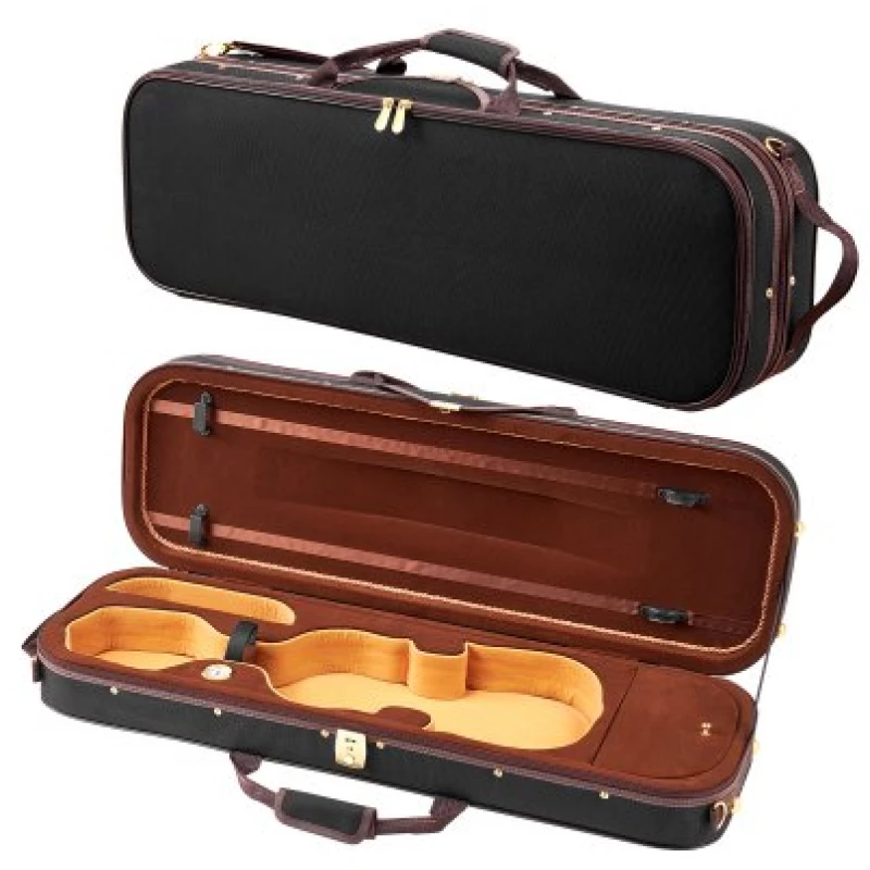 Portable Nylon Fabric 4/4 Full Size Violin Case Anti-Scratch Travel Carrying Bag