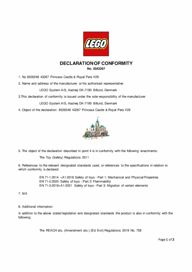 Παιχνίδι Kατασκευή Lego 43267