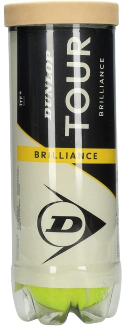 Mπαλακια Tεννις Dunlop D TB TOUR BRILLANCE 3 PET 601620 Κίτρινο
