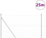 vidaXL Φράχτης Αγρού 1.4x25 μ Γαλβανισμένος Χάλυβας