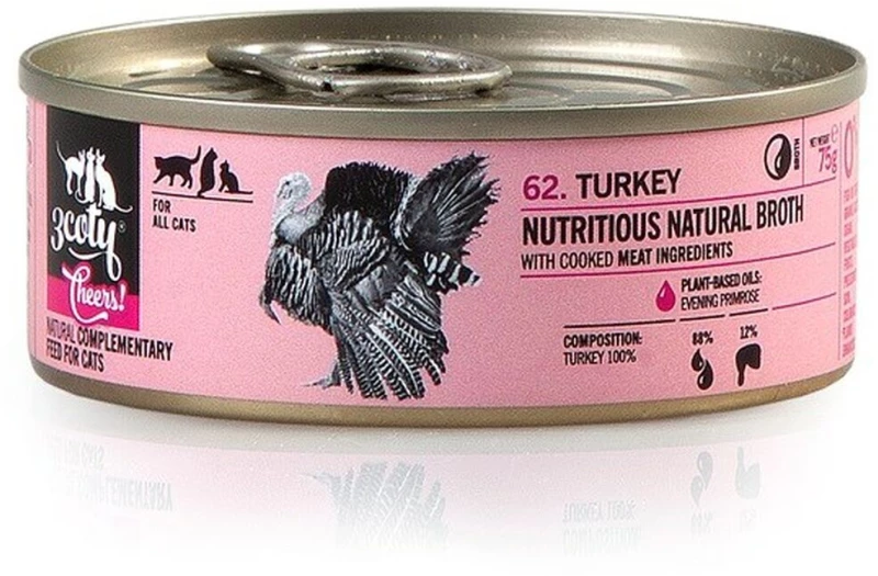 Γατοτροφή 3COTY Τουρκία 75 g