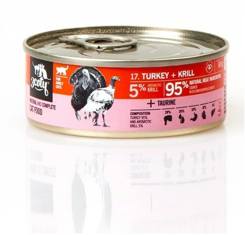Γατοτροφή 3COTY Τουρκία 80 g