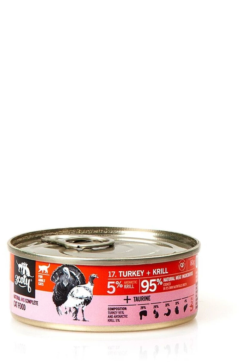 Γατοτροφή 3COTY Τουρκία 80 g