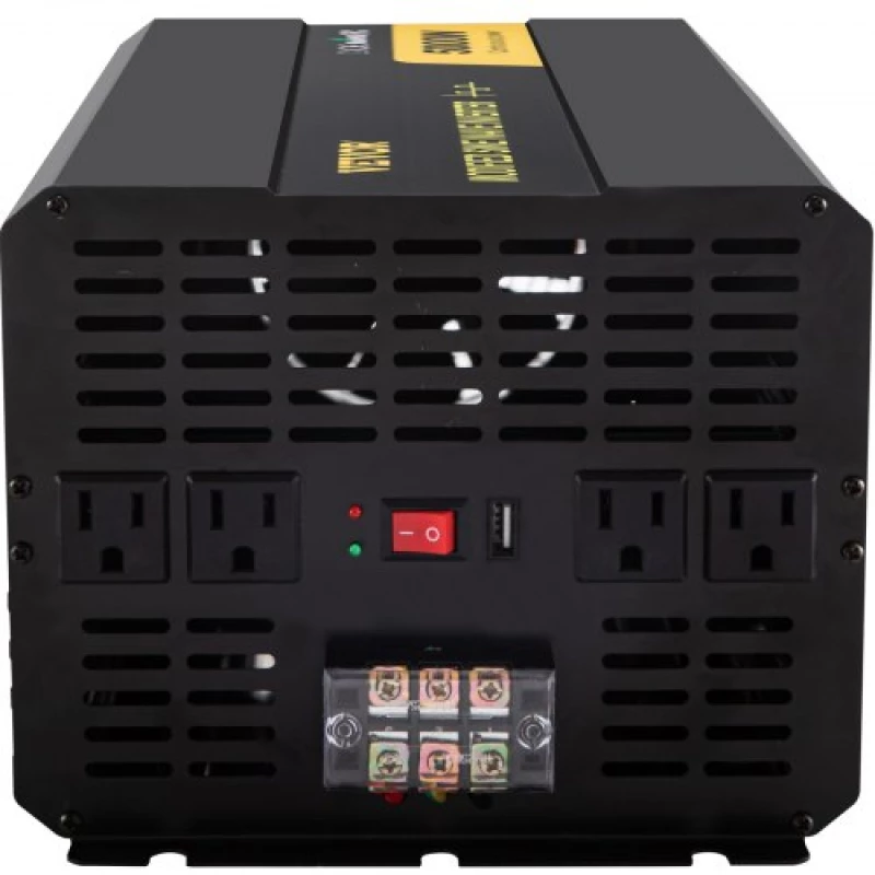 VEVOR Power Inverter Modified Sine Wave Inverter 5000W DC12V to AC120V Converter
