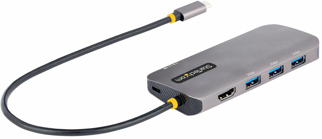 Dockstation Startech 127B-USBC-MULTIPORT Γκρι 4K Ultra HD