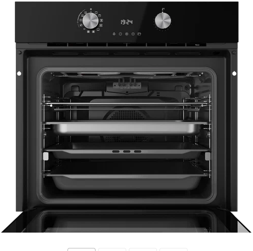 Teka HLB 8550 SC Εντοιχιζόμενος Φούρνος Άνω Πάγκου 71lt 59.5εκ Μαύρος