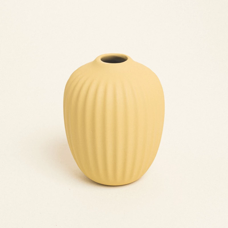 491138 BEAUTY HOME ΜΑΤ ΚΕΡΑΜΙΚΟ ΒΑΖΟ 8 CM X 10 CM ΣΟΜΟΝ