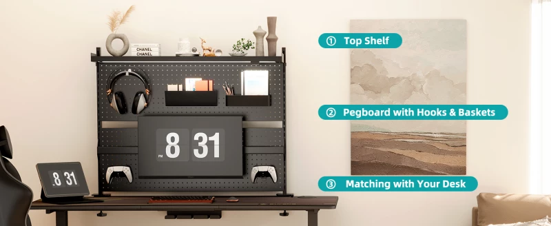 Pegboard Αξεσουάρ Γραφείων - Eureka Ergonomic ARPB-01B-US