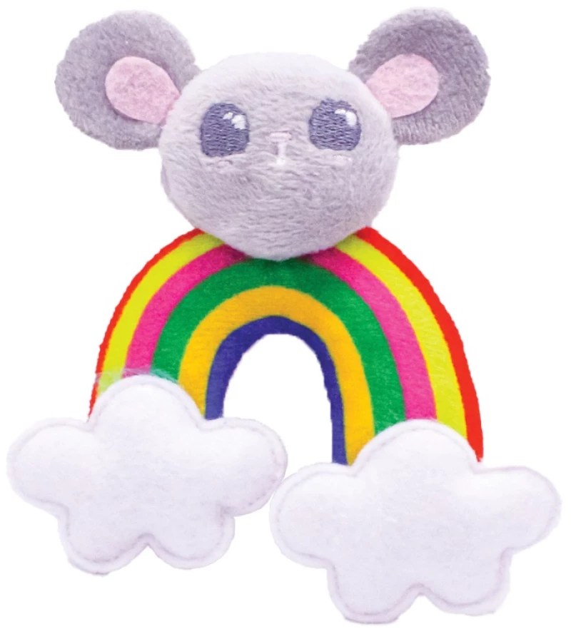 Παιχνίδι Γάτας Happy Pet Adventure Mouse Over The Rainbow 15x10x2.5cm