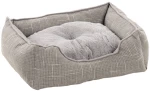 Κρεβατάκι Σκύλου και Γάτας Basket Nikki Rectangle Light Grey 50x40x16cm