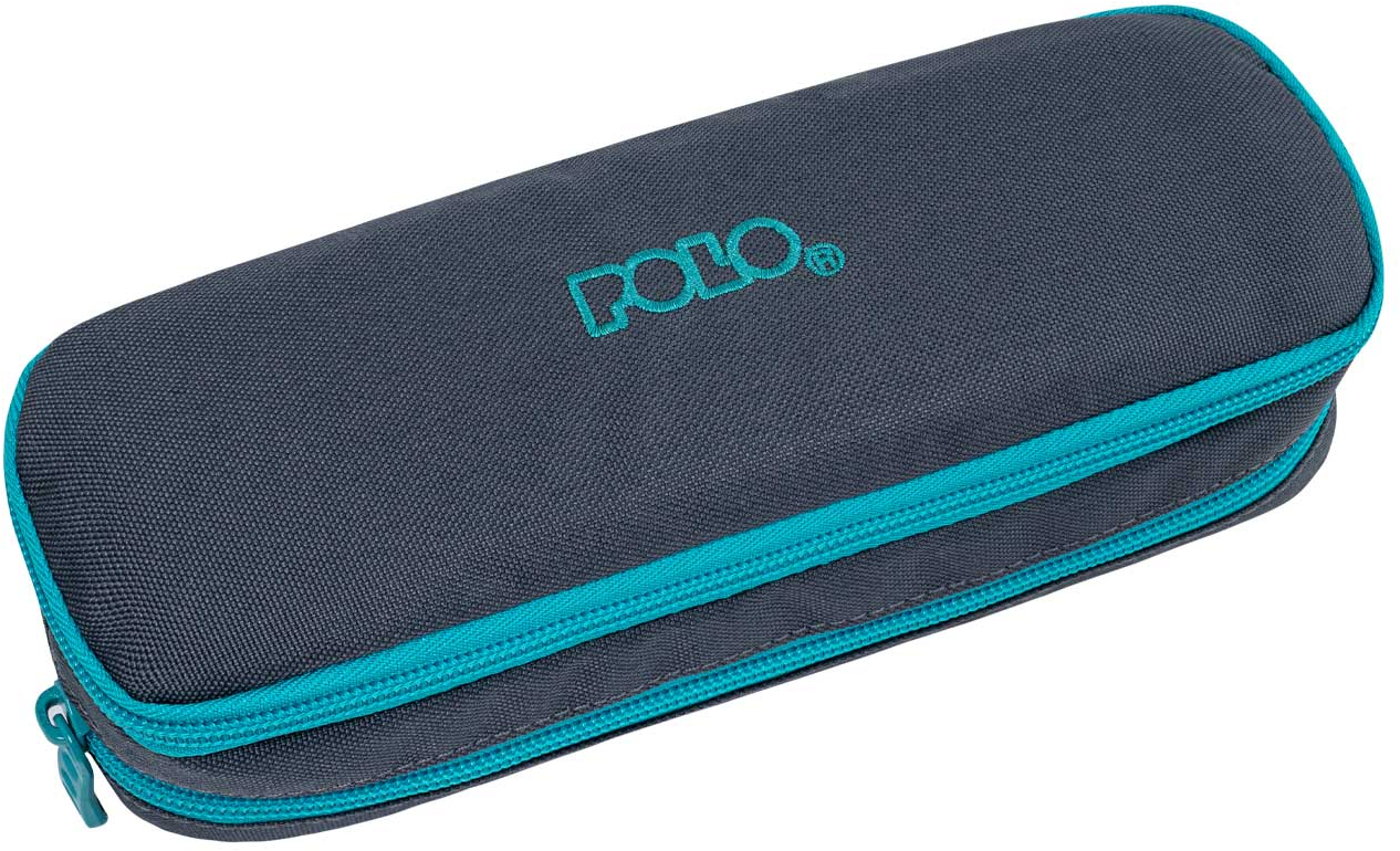 Κασετίνα με 2 Θήκες Polo Duo BoxIII Γκρι Σκούρο 937004-2258