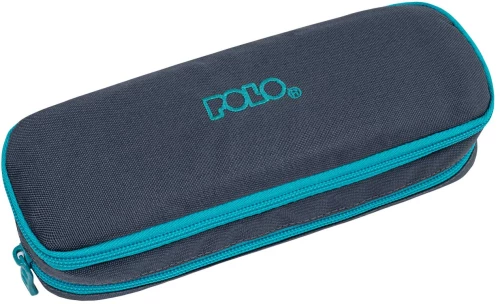 Κασετίνα με 2 Θήκες Polo Duo BoxIII Γκρι Σκούρο 937004-2258