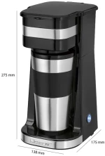 Clatronic Καφετιέρα Φίλτρου KA 3733 Coffee to go